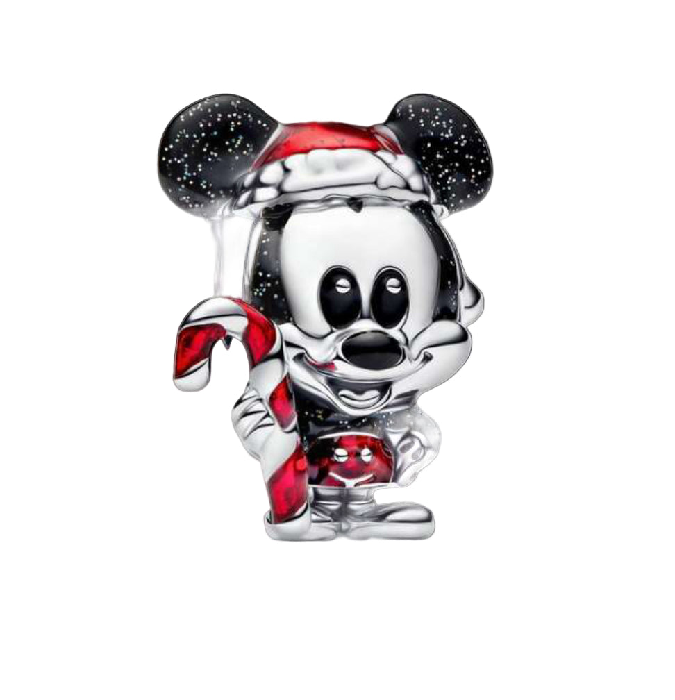 Candy cane mouse charm