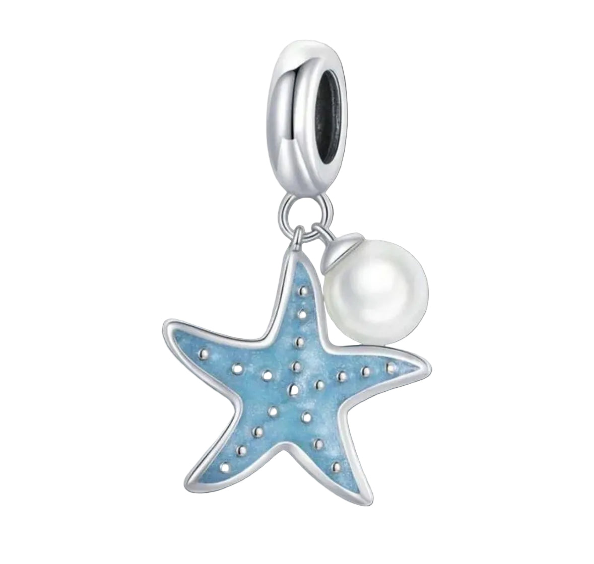 Pearly star charm