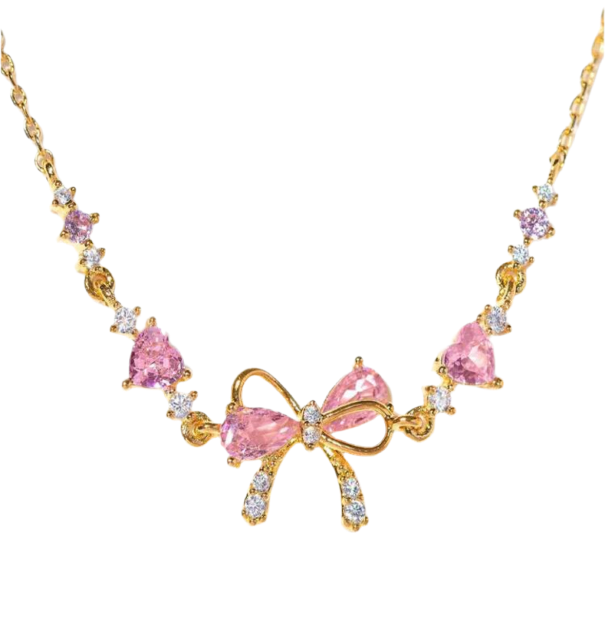 Gold beautiful bow bracelet
