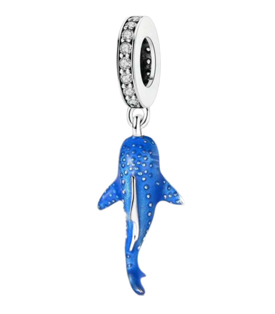 Whale shark charm