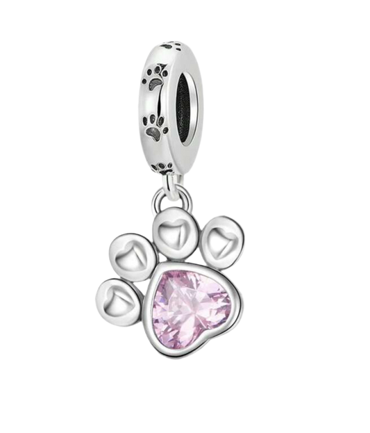 Paw print Charm