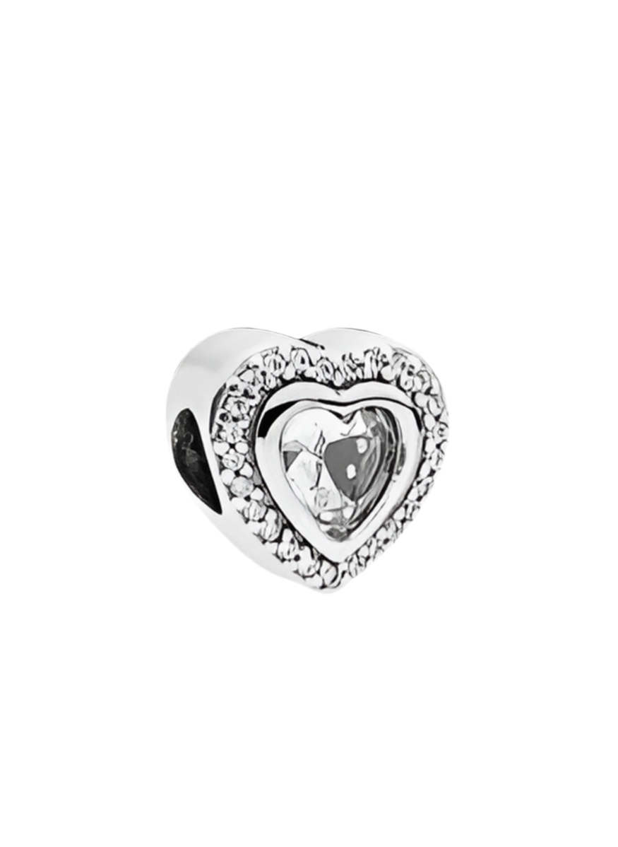 Silver Valentines Charm