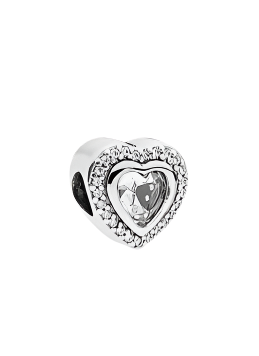 Silver Valentines Charm