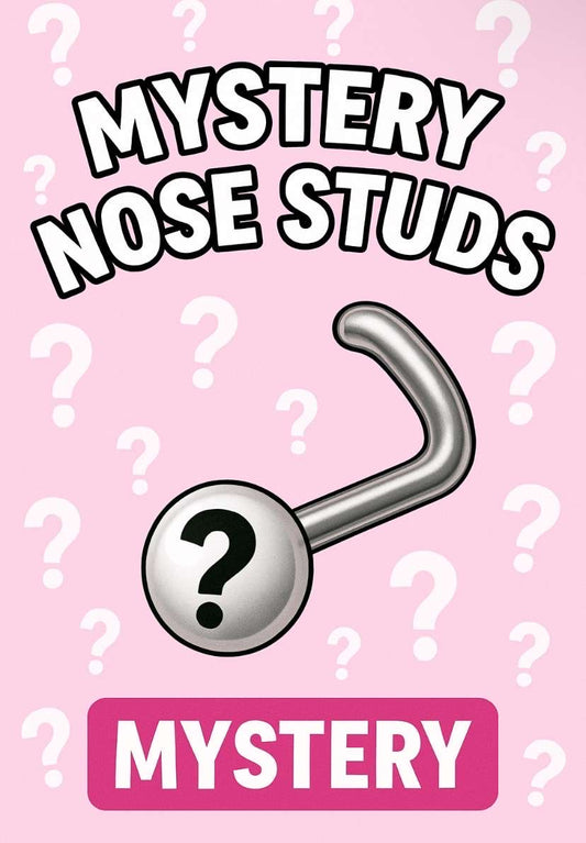 1pc stainless steel silver nose stud