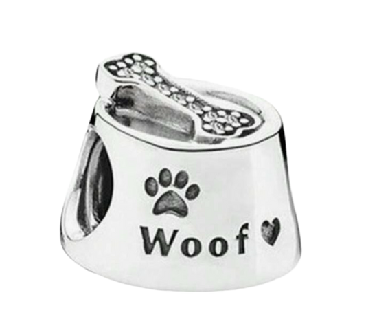 Dog bowl charm