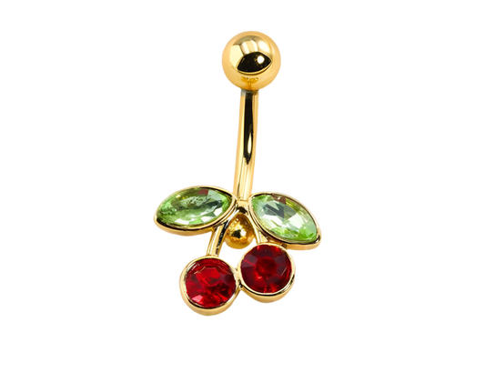 Gold cherry belly bar