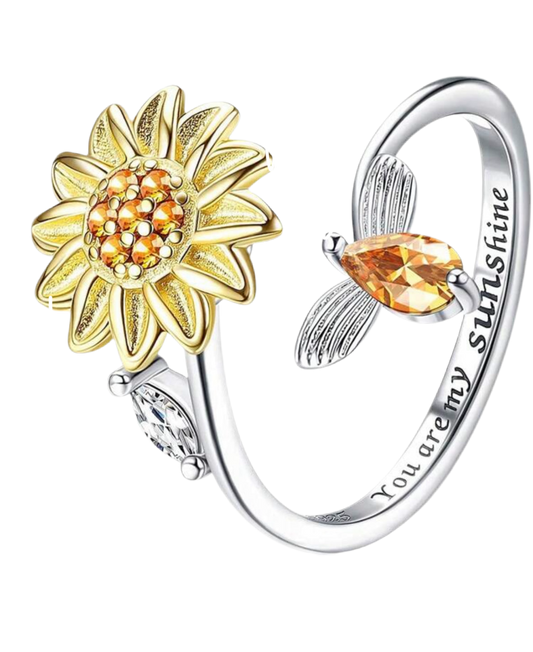 You are my sunshine fidget ring