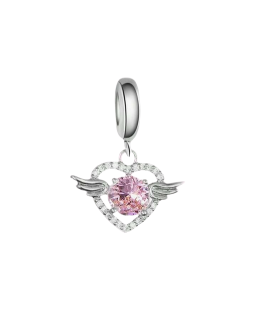 Pink Heart Charm