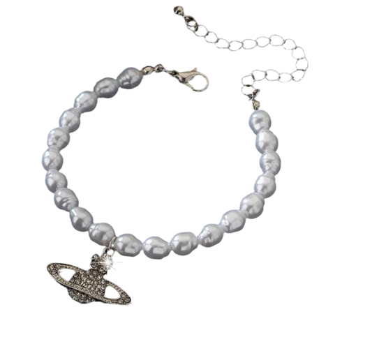 Pearl planet bracelet