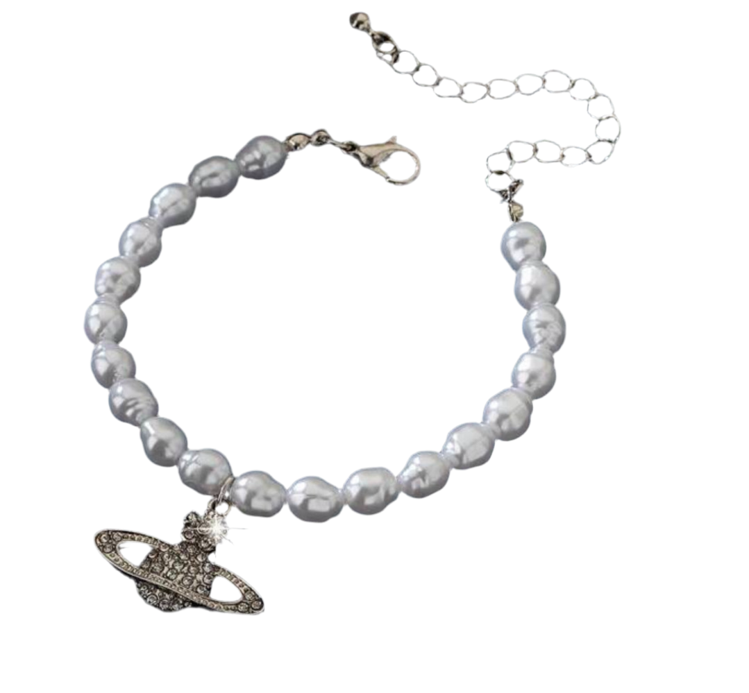 Pearl planet bracelet