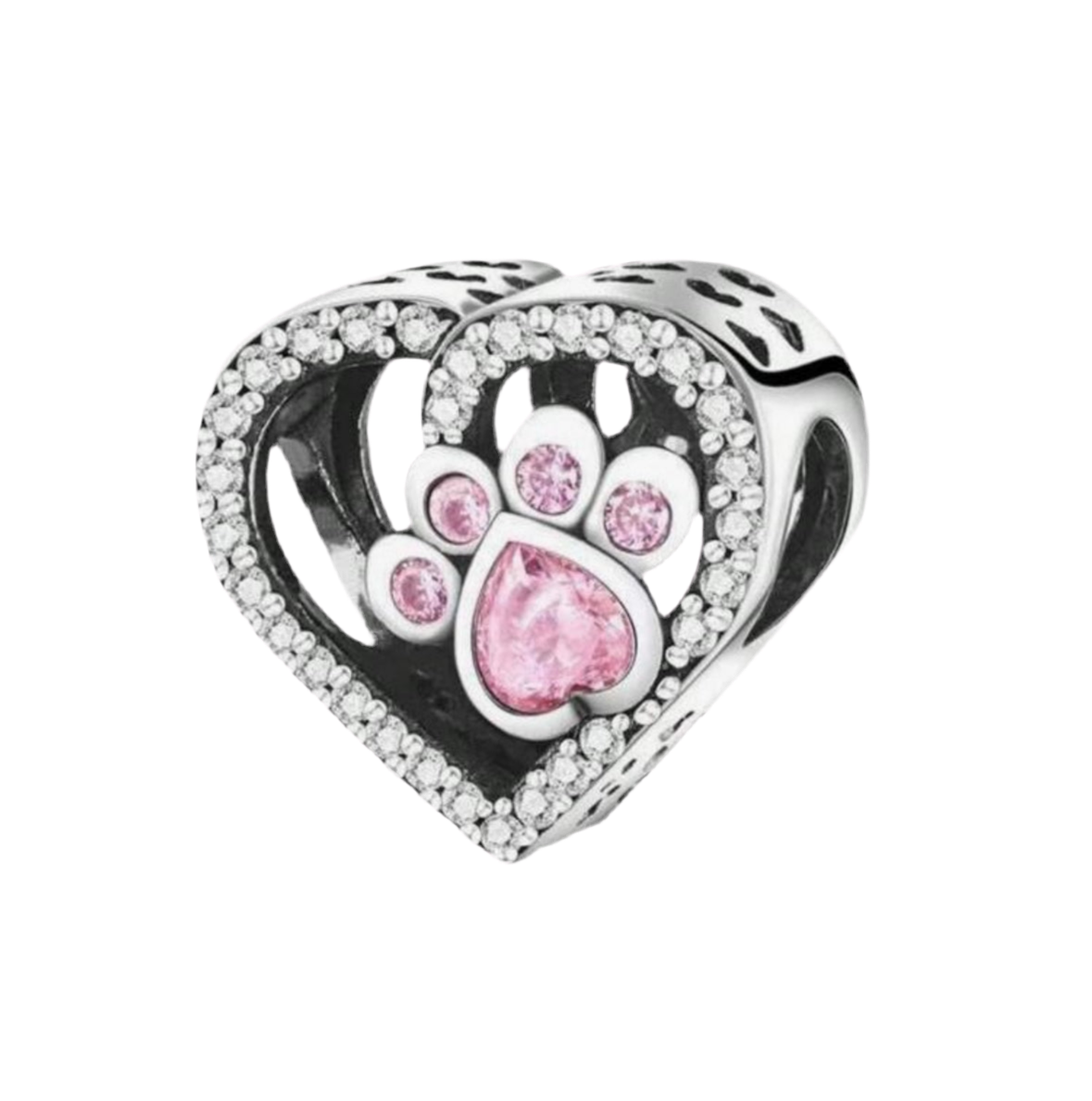 Paw Print Heart