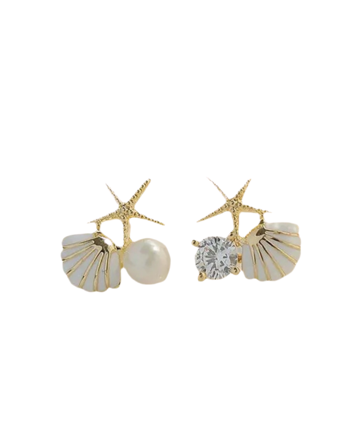 Dainty shell earrings