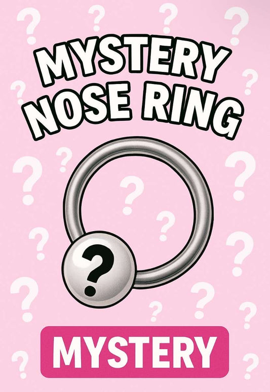 1pc mystery stainless steel nose ring