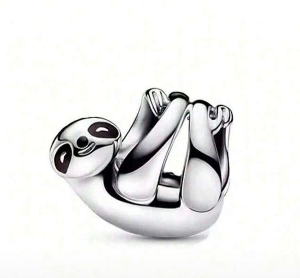 Silly sloth charm