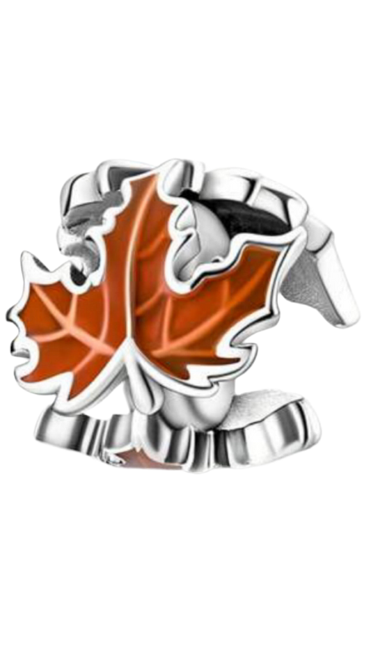 Leaf spacer charm
