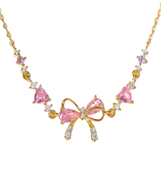Gold beautiful bow bracelet