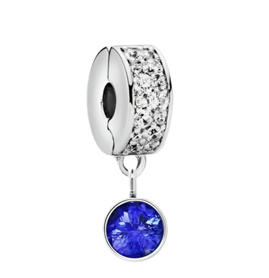 September birthstone safety clip