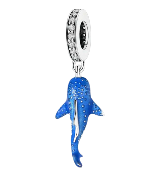 Whale shark charm