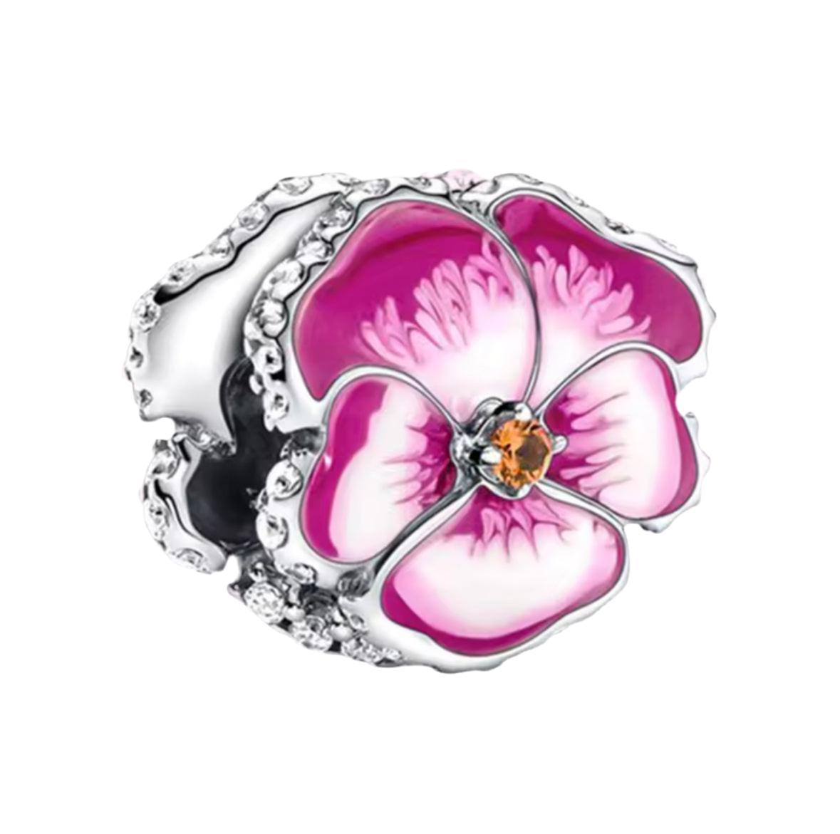 Pink hibiscus charm