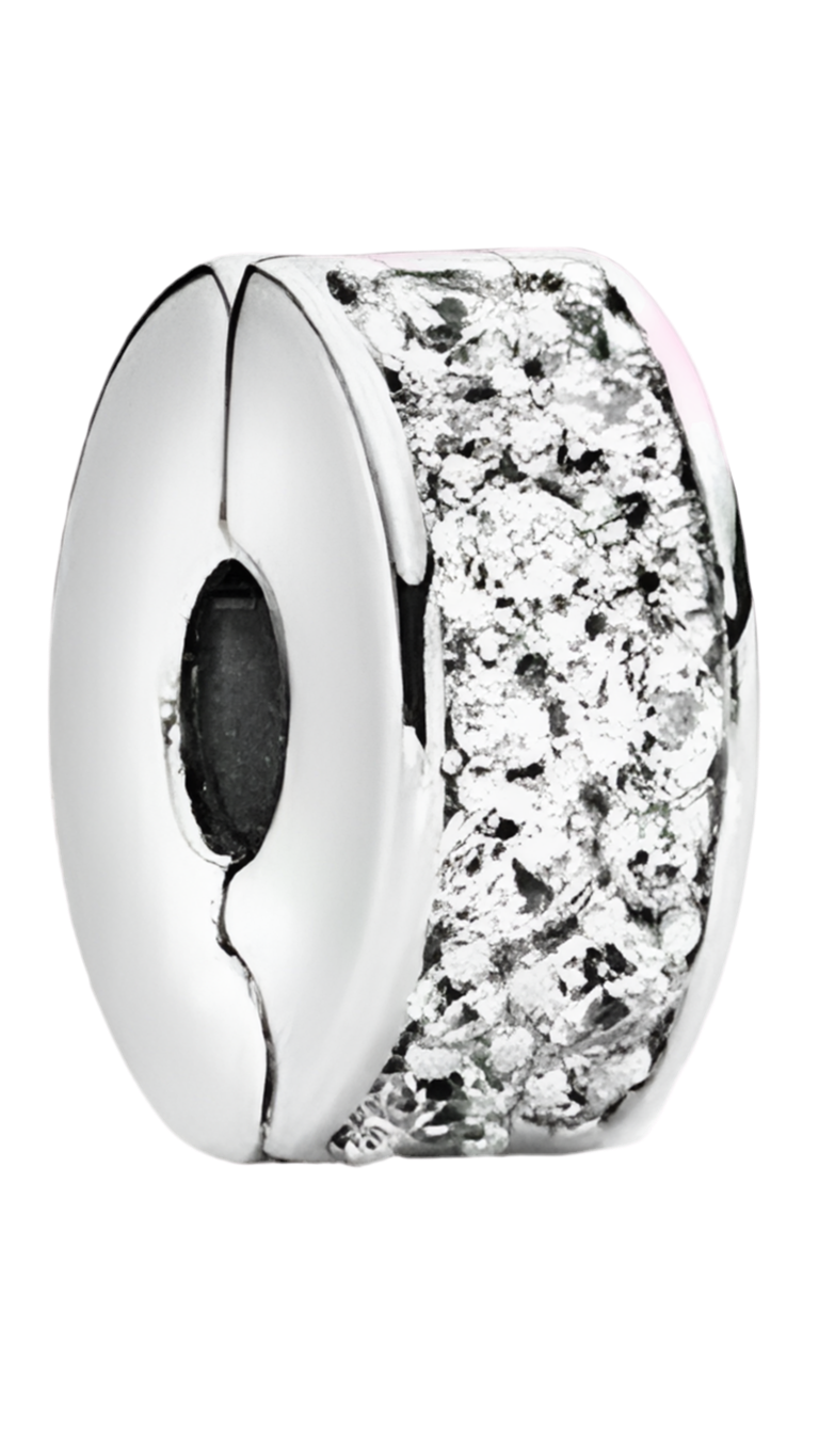 Silver Clip Charm