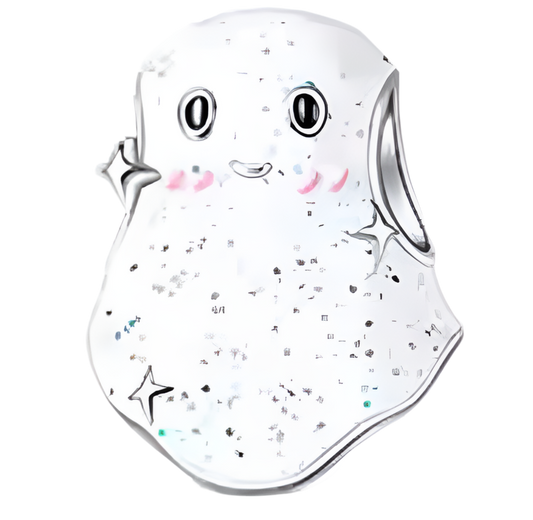Glow in the dark ghost charm